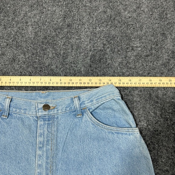VTG‎ Wrangler Jeans Women 14x32 Cowboy Cut Blue 90s Western Farm Ranch Cowgirl - Picture 3 of 14